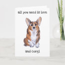 Recherche de corgi vœux cartes Amoureux des animaux