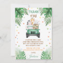 Recherche de remerciements de jungle invitations Sauvage