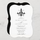 Recherche de lustre mariage invitations Élégant