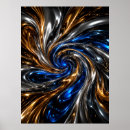 Suche nach silber und blau poster Wirbel