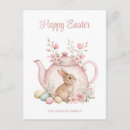 Recherche de lapin rose cartes postales Fleurs roses