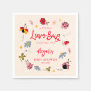 Recherche de insecte serviettes Baby shower ladybug