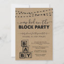 Recherche de blocks baby shower invitations Rustique