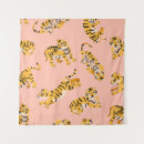Recherche de tigre rose art Motif