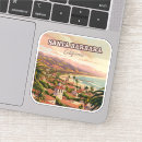 Recherche de père noël autocollants Montagnes