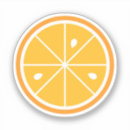 Recherche de tranche orange autocollants Dessin