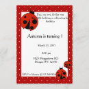 Recherche de lady bug invitations Rouge
