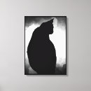 Suche nach schwarze katzen leinwandbilder Drucke