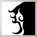 Suche nach vintage woman poster Silhouette