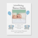 Recherche de birth rectangulaires magnets Bébé garçon