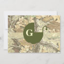 Recherche de camo baby shower invitations Chasse