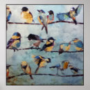 Suche nach draht poster Vogel