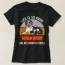 Recherche de australien de berger tshirts Pour elle