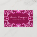 Recherche de motif textile cartes visite Vintage