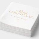 Recherche de joyeux noël serviettes Véritable feuille