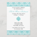 Recherche de turquoise 16ans anniversaire invitations Seize