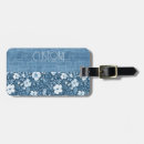 Recherche de denim bleu bagages étiquettes Motif