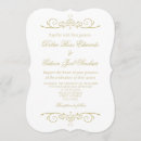 Suche nach gold and white wedding einladungen Monogramm