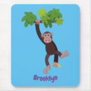 Recherche de singe chimpanzé tapis souris Mignon