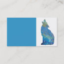Recherche de loupe cartes visite Bleu