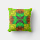 Recherche de vert orange coussins Mosaïque