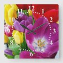 Recherche de tulipe horloges Rouge