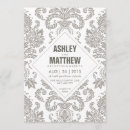 Recherche de invitation de damassé mariage invitations Moderne