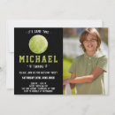 Recherche de tennis anniversaire invitations Joueur