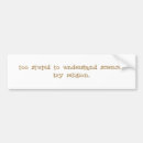 Suche nach würden nicht verstehen autoaufkleber Dumm