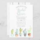 Recherche de succulent bridal shower invitations Bohème