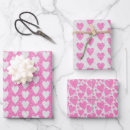 Recherche de valentines day papier cadeau Coeurs