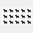 Recherche de silhouette labrador autocollants Noir