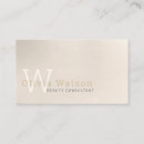 Recherche de monogramme moderne cartes visite Consultant