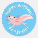 Recherche de axolotl mexicain autocollants Rose