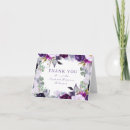 Recherche de fleurs violettes vœux cartes Aquarelle