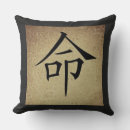 Recherche de l asie coussins Symbole