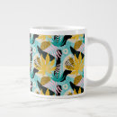 Recherche de motif tropical tasses Feuille