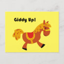 Recherche de cheval de cowboy cartes postales Pour enfants