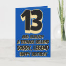 Suche nach 13 geburtstag karten Für ihn
