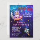 Recherche de astronaute fille invitations Lune