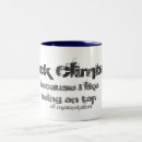 Recherche de grimpeur roche tasses Drôle