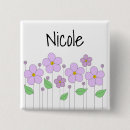 Recherche de fleurs lilas badges Printemps