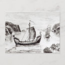 Recherche de bateau viking cartes postales Vikings