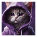 Recherche de chat pourpre posters Félin