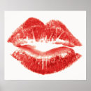 Suche nach küssen der lippen poster Rot
