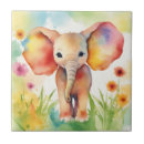 Recherche de éléphant coloré carreaux Mignon