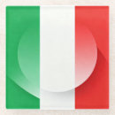 Recherche de drapeau italien dessous de verres Tricolore