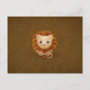 Recherche de roi des bêtes cartes postales Lion