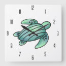 Suche nach grüne meeresschildkröte wanduhren Blau
