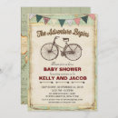 Recherche de vintage vélo invitations Baby